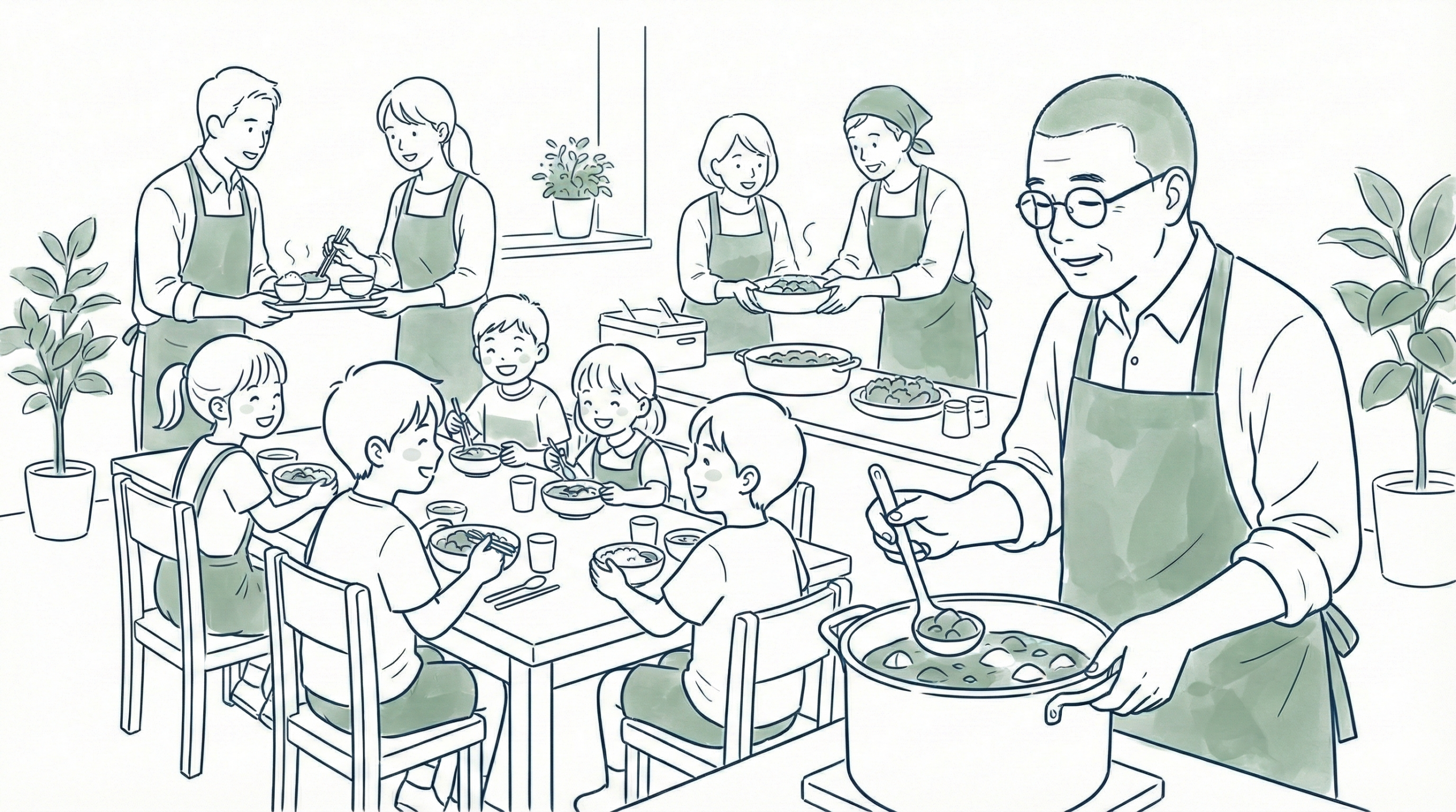 社会活動イメージイラスト