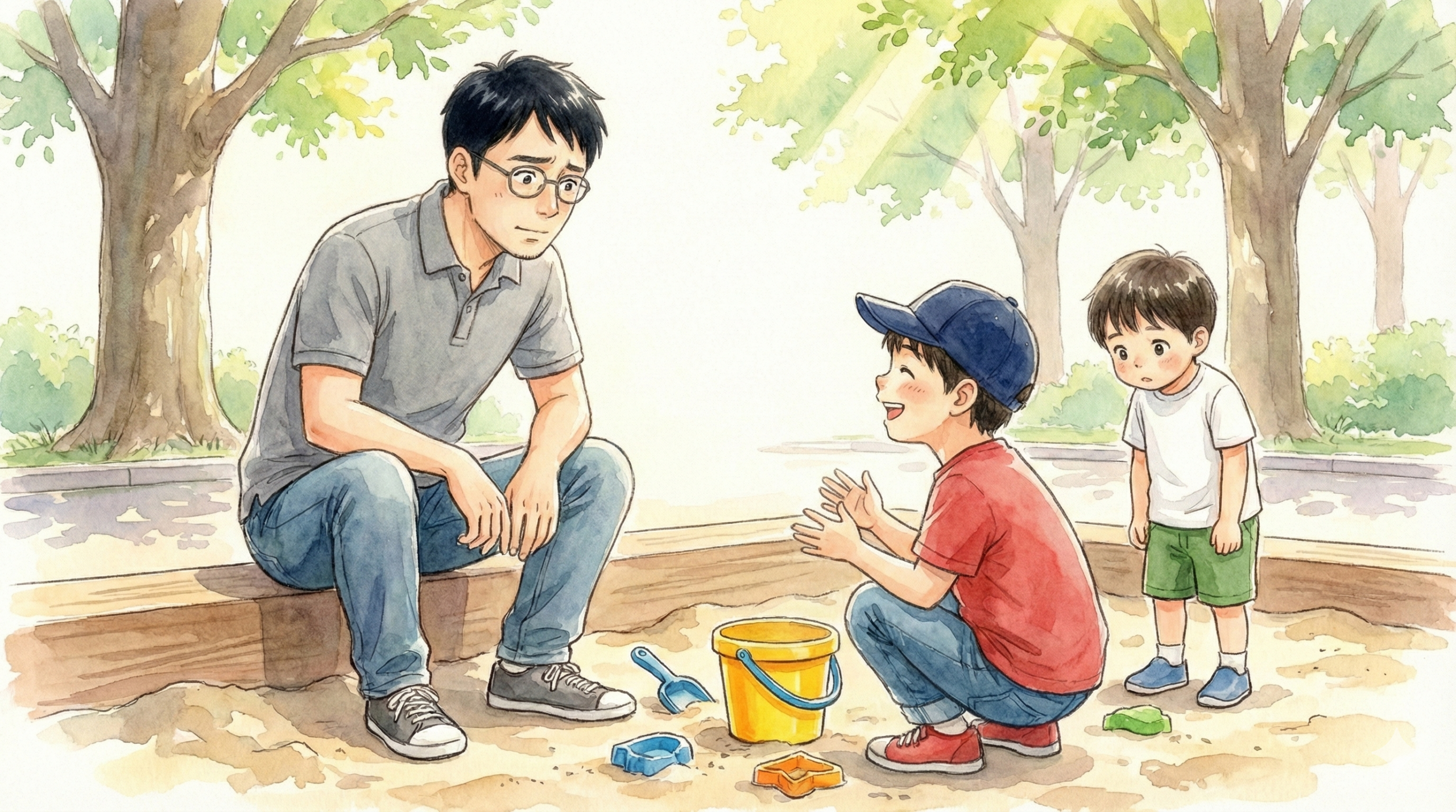 数時間後の再会